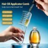 Hair Oil Applicator Comb চুলের গোড়ায় তেল ও সিরাম লাগানোর Comb Applicator | Drovo Life
